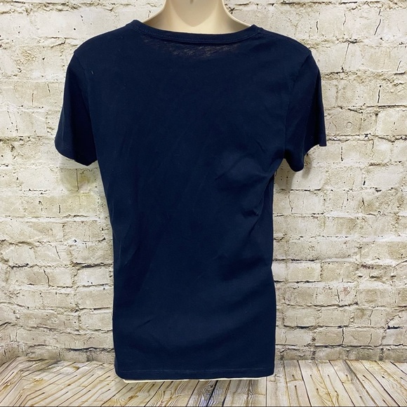 J Crew Navy Blue Nautical Anchor Pocket T Shirt - Picture 3 of 5